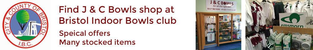 Visit our shop at the Bristol Indoor Bowls centre